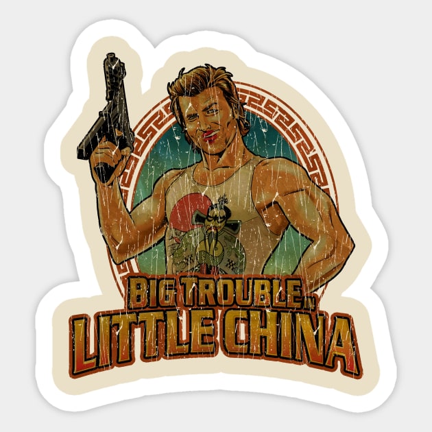 BIG TROUBLE IN LITTLE CHINA RETROOO Sticker by garudabot77